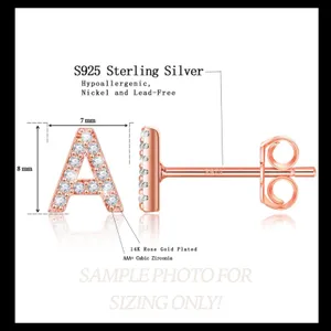 Monooc Letter “M” Earrings thumbnail 3