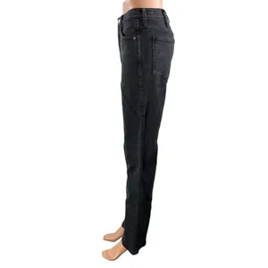 Aritzia Denim Forum Black Cowgirl High Rise Boot Straight Denim Jean Pants Sz 27 thumbnail 2