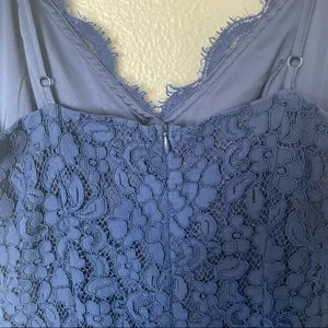 Lulu’s Picture of Perfection Spaghetti Strap Navy Blue Lace Dress Size Small thumbnail 10