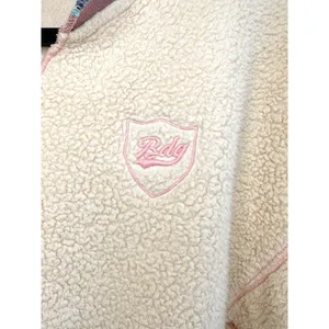 BDG‎ Urban Outfitters Women's M Crop Sherpa Fleece Varsity Streetwear Gorpcore thumbnail 7
