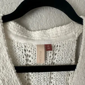 Pilcro Anthropologie Cable Knit Sweater Tank Top White Size XS thumbnail 4