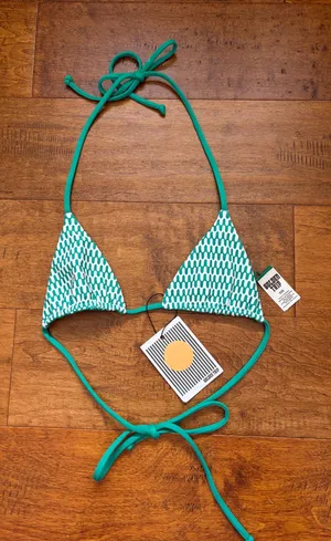 Golden Hour Bikini Top Green Size XXS thumbnail 1