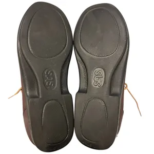 SAS women’s size 7.5 Brown Leather Comfort Walking Shoes Lace Up Moccasin Flats thumbnail 7