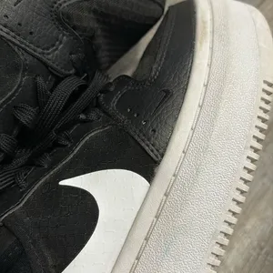 Nike Court Vision Alta TXT Size 7.5 Black/White Shoes Women CW6536-001 thumbnail 10