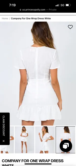 Princess Polly White Dress thumbnail 4