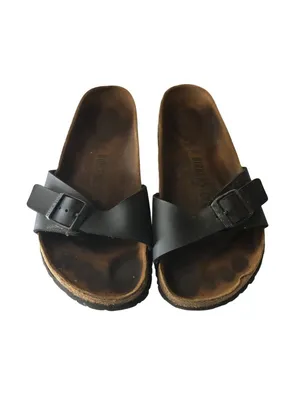 Birkenstock Madrid Black Birko-Flor Sandals 36 US 5 thumbnail 2