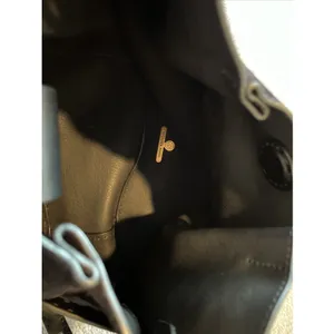 Michael‎ Kors Black Suede Leather Tote Bag Gold Hardware Crossbody Large Rare thumbnail 12