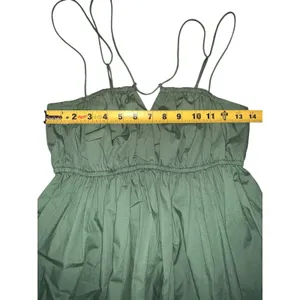 Abercrombie & Fitch Mini Dress Women Green Strappy Empire Waist Boho Feminine M thumbnail 7