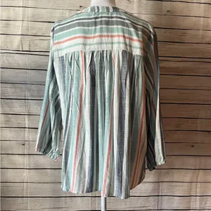 Knox Rose Multicolor Striped Blouse thumbnail 2
