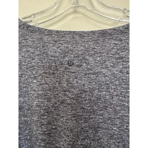 Lululemon Dash To Class Long Sleeve Heathered Black Size 10 thumbnail 5