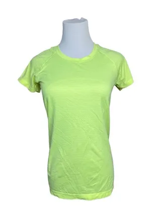 Lululemon‎ W3FEHS Swiftly Tech SS Top 2.0 Race Length Neon Green Activewear XS thumbnail 1