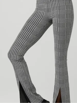 Alo High-Waist Glenplaid Flutter Yoga Pants thumbnail 6