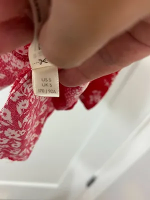 Free People Small Red Ditsy Floral Tie-Front Mini Tank Dress thumbnail 8