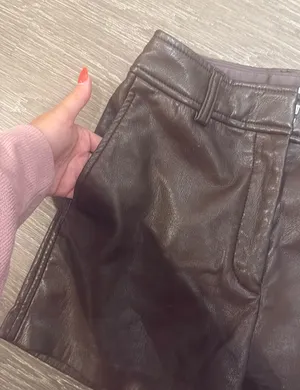 Babaton Leather Shorts Aritzia thumbnail 6