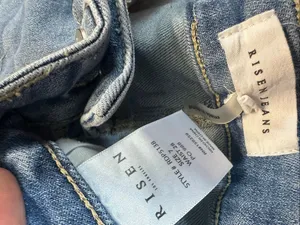Risen two tone size 28/7 flared boutique jeans thumbnail 3