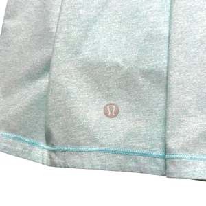 Lululemon Pace Rival Mid-Rise Skirt Tall Heather Lux Multi Icing Blue thumbnail 6