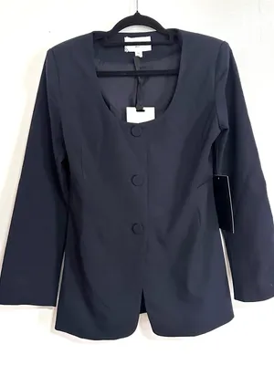 Tuckernuck Pomander Place Navy Long Sleeve Shane Top NWT XS thumbnail 7