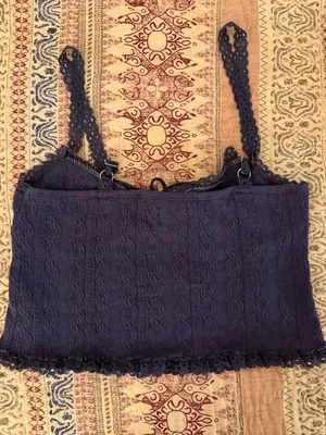 Edikted blue tank top thumbnail 3