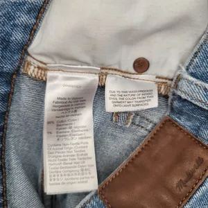 Madewell The Perfect Vintage Jean Raw Hem Edition Blue MidRise Women's Size 23 thumbnail 13