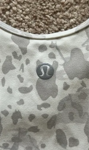Lululemon Align T-Shirt Cheetah Camo Antique White Multi thumbnail 5