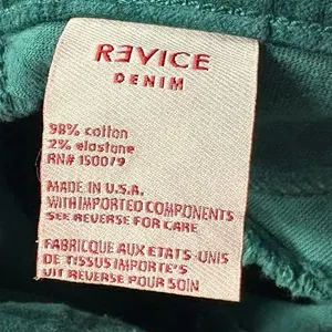 Revice Green Velvet Pants Size‎ 27 thumbnail 7