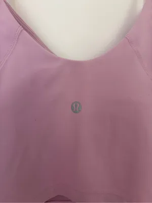 Lululemon Align Cropped Cami Tank Top Pink thumbnail 4