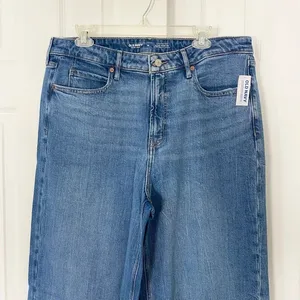 NWT old navy extra high rise super wide leg secret smooth pockets Size 14 thumbnail 4
