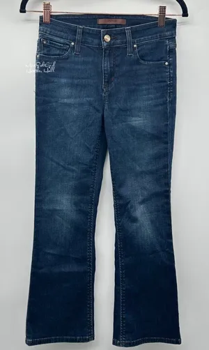 Joe's Jeans The Olivia Mid-Rise Cropped Flare Ankle Jeans Size 25 thumbnail 1