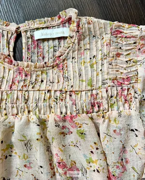 NWT Bishop and Young Shelby Flutter Sleeve Blouse thumbnail 5