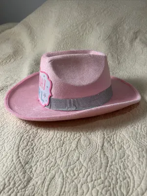 Pink "Birthday Girl" Party Cowboy Hat thumbnail 2