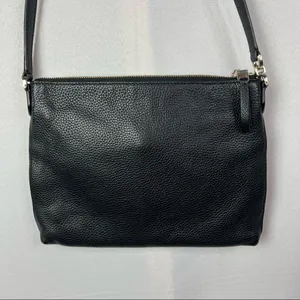 Kate Spade Black Polly Medium Pebble Leather Adjustable Crossbody Bag‎ thumbnail 4
