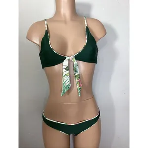 New. Pilyq PQ tropical reversible bandeau bikini set. M-top/S-bottom. Retails $1 thumbnail 3