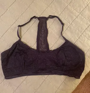 Navy Lace Bralette thumbnail 1