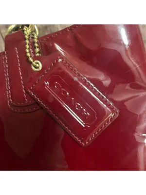 Coach Patent leather shoulder bag thumbnail 7