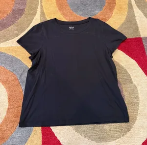 Madewell Black Basic Crewneck Short Sleeve Tee Shirt 100% Cotton Women’s Medium thumbnail 1
