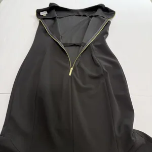 Calvin Klein Black Hi Low Trumpet Sleeveless Stretch Crepe Midi‎ Dress Size 8 thumbnail 8