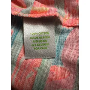 Lilly Pulitzer Cotton Carmine Dress Make a Splash Striped Floral Womens Medium thumbnail 10
