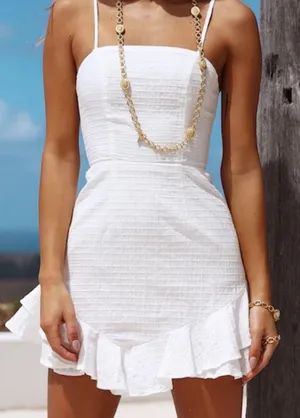 Hello Molly White Dress thumbnail 1