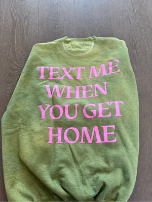 Vintage Lonely Ghost Text Me When You Get Home Cypress Links Crewneck thumbnail 3