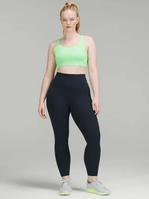 Lululemon Wunder Train High-Rise Tight with Pockets 28" True Navy Size 6 thumbnail 4