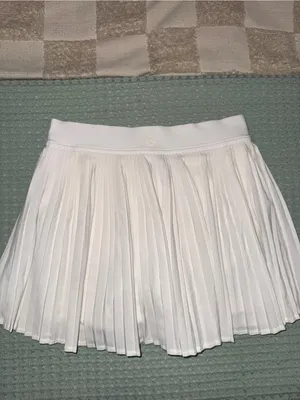Lululemon Varsity High-Rise Pleated Tennis Skirt White size 4‎ thumbnail 7