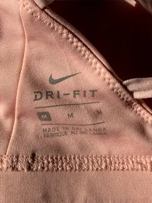 Women’s Pink Nike Indy Just Do it sports bra size M thumbnail 6