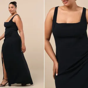 LULU's Sexy Prom Wedding Elegant Classy Sophisticated Mermaid Trumpet Gown thumbnail 4