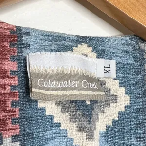 Vintage Coldwater Creek Aztec Southwest Open Front Vest Women’s Size XL thumbnail 3