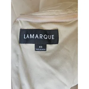 LAMARQUE Pixie Corset Dress in Light Beige Size XS Strapless Tulle Princess thumbnail 8