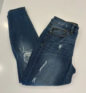 Judy Blue denim distressed relaxed fit jeans size 9/29 thumbnail 1