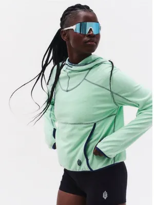 FP MOVEMENT Care FP On The Run Lightweight Fleece Pullover /Jade thumbnail 1