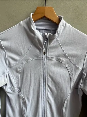 Lululemon Define Jacket Luon Chambray Light Blue Size 8 Zip Up Athletic Coat thumbnail 6