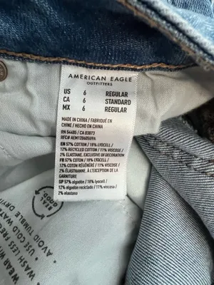American Eagle Stretch Wide Leg Jeans  thumbnail 5