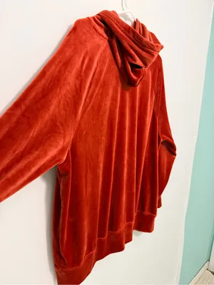 OFFLINE by Aerie Velour Full-Zip Hoodie jacket Large thumbnail 10